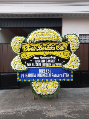 Papan Bunga Duka di Kalasan